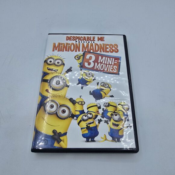 Despicable Me Presents Minion Madness (DVD, 2012) 3 Mini-Movies Kids - Picture 1 of 5